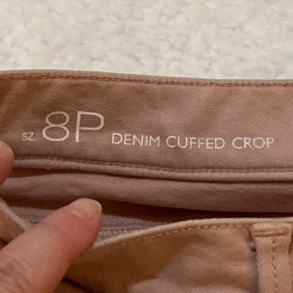 Loft Jeans Jegging Womens 8 Petite Ankle Cropped Stretchy Pink Spring Summer - Picture 6 of 11